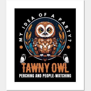 Tawny Owl Art Posters and Art